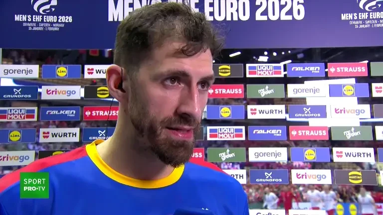 Racoțea, prima reacție după România - Danemarca la EHF EURO 2026